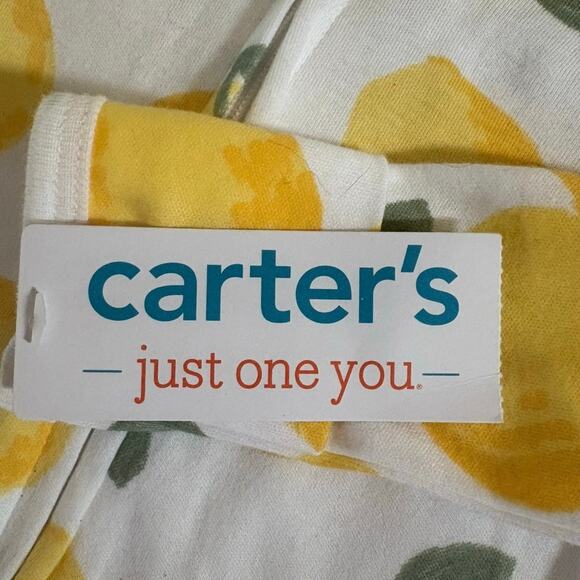 New Carter’s Lemon One Piece Bodysuit Footie Pajama Newborn - Picture 5 of 5